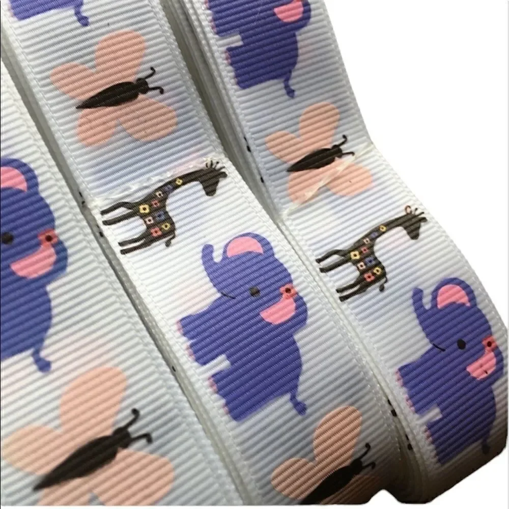 Grosgrain Ribbon 7/8” 5 yards 5/$20 giraffe safari